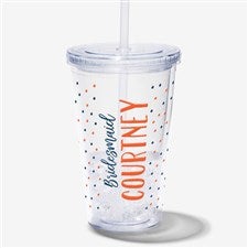 Personalized Acrylic Insulated Tumblers for Bridesmaids - 21203