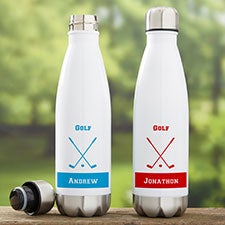 Golf Personalized Insulated Water Bottles - 21747