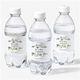 Laurels of Love Personalized Water Bottle Labels for Wedding - 22026