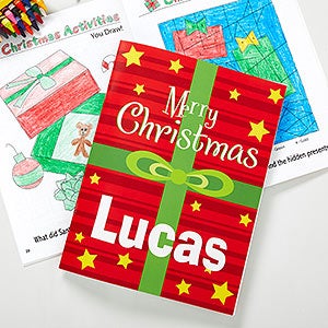 - 10995 Merry Christmas Personalized Coloring Book - 10995