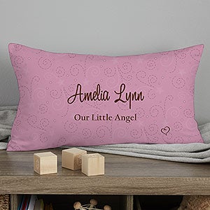 Precious Moments® Personalized Baby Lumbar Throw Pillow - 12162-LB