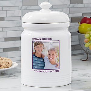 Picture Perfect Personalized Cookie Jar - 1 Photo - 12553-1