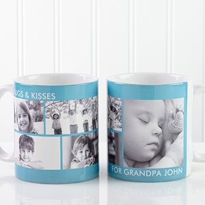 5 Photo Collage Personalized Photo Coffee Mugs - Picture Perfect - 12730-S5