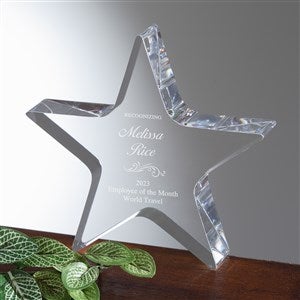 Reflections of Excellence Personalized Star Award - 13194