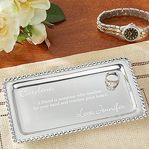 Mariposa® String of Pearls Personalized Jewelry Tray - 13943