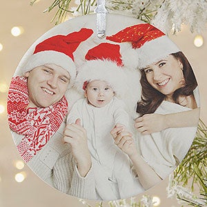 Picture Perfect Personalized Photo Ornament- 3.75