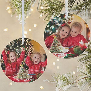 Picture Perfect Personalized Photo Ornament- 3.75