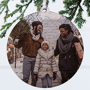 Picture Perfect Personalized Photo Ornament- 3.75