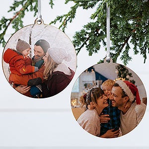 Picture Perfect Personalized Photo Ornament- 3.75
