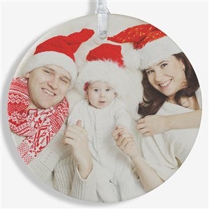 Picture Perfect Personalized Photo Ornament- 3.75