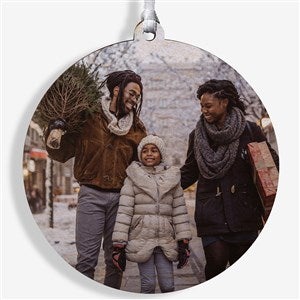 Picture Perfect Personalized Photo Ornament- 3.75