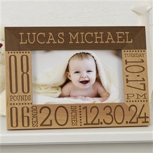 Personalized Birth Information Baby Picture Frames - Baby Love - 4x6 - 14853-S