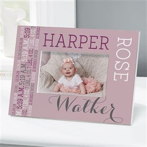 Darling Baby Girl Personalized Picture Frame - 4x6 Tabletop - 14860