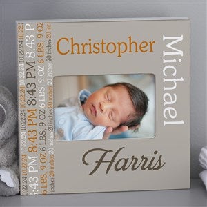 Darling Baby Boy Personalized 4x6 Box Frame Picture Frame - 14861-B
