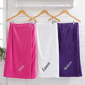 Spa Comfort Ladies Embroidered Towel Wrap - Name - 14898-N