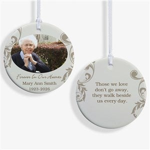 In Loving Memory Personalized Memorial Photo Ornament- 2.85