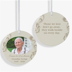 In Loving Memory Personalized Memorial Photo Ornament-3.75