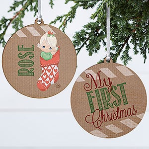 Precious Moments® Personalized Stocking Ornament - Wood - 15308-W