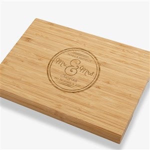 Circle Of Love Personalized Bamboo Cutting Board- 14x18 - 15848-L