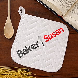 Personalized Potholder- The Chef - 15850-AP