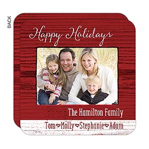 Family Love Rustic Holiday Card-Premium - 16161-P