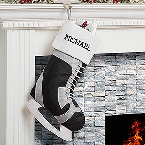 Hockey Skate Personalized Stocking - 16289