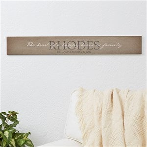 Heart of Our Home Personalized Wooden Sign - 16341