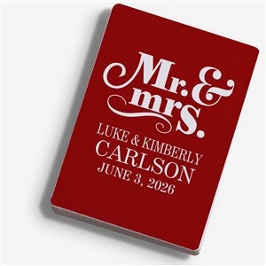 Happy Couple Personalized Playing Cards - 16354