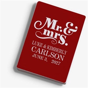 Happy Couple Personalized Playing Cards - 16354
