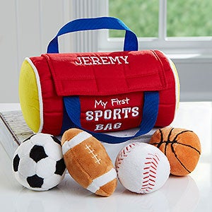 Embroidered My First Mini Sports Bag by Baby Gund® - 16371