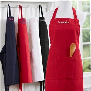 Embroidered Cherry Kitchen Apron - 16384-R