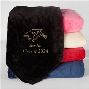 Personalized Graduation Fleece Blanket - 50x60 - The Graduate - 16458