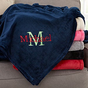 Large Personalized Fleece Blanket - 60x80 - All About Me - 16461-L