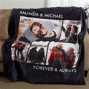 Custom Fleece Photo Blanket 60x80 - 5 Photos - 16486-5L