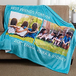 Personalized Fleece Photo Blankets - Picture Perfect - 2 Photos - 16486-2