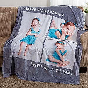 3 Photo Blanket 60x80 - Picture Perfect Blankets - 16486-3L