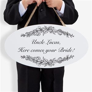 Write Your Own Personalized Wedding Oval Wood Sign - 16646