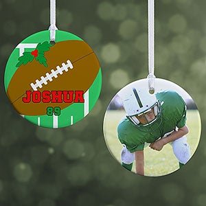 Football Personalized Photo Ornament-2.85