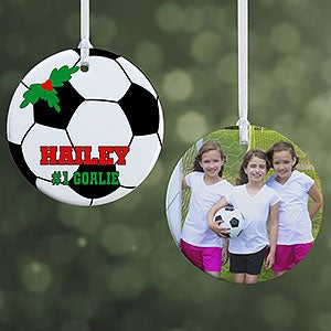 Soccer Photo Ornament-2.85