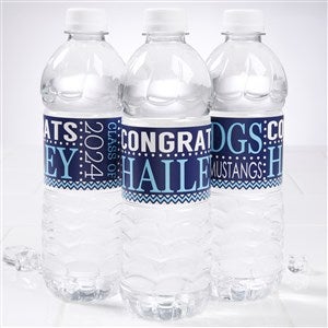 School Memories Personalized Graduation Water Bottle Labels - 16794