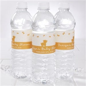 Baby Zoo Animals Personalized Water Bottle Labels - 16816