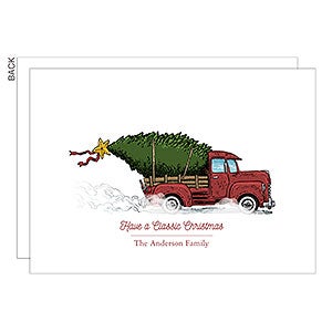 Classic Christmas Holiday Card-Premium - 17838-P