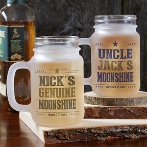 Write Your Own Personalized Frosted Mason Jar - 17936
