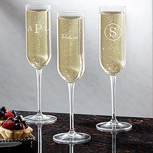 Luigi Bormioli® Classic Celebrations Personalized Champagne Glass - 18160-N
