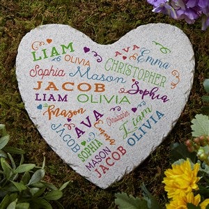 Close to Her Heart Personalized Garden Stone - 18194