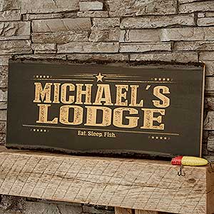 Wood Sign for Him - Large Personalized Basswood Plank - 18244-L