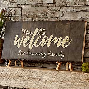 Cozy Home Personalized Basswood Planks-Large - 18276-L