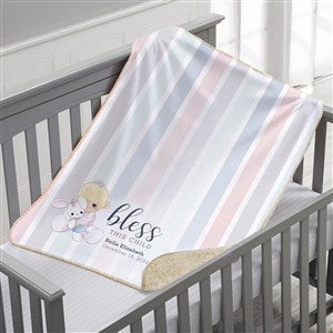 Precious Moments® Bless This Child Personalized Premium Sherpa Blanket - 18716