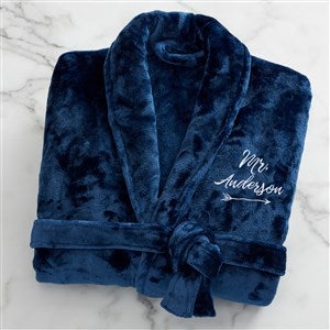 Embroidered Luxury Bathrobe For Him - 19219-MR