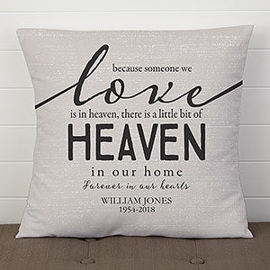 Heaven In Our Home Personalized 18